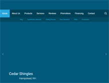 Tablet Screenshot of newenglandsbestroof.com